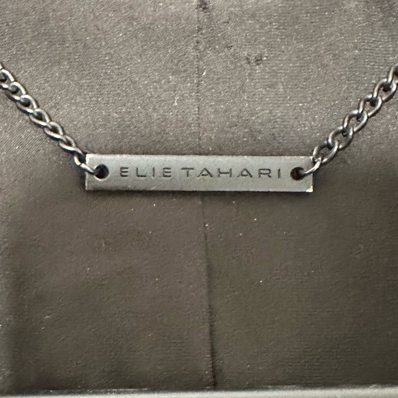 Ellie Tahari Black Single Button Blazer Size 2 - Picture 7 of 8